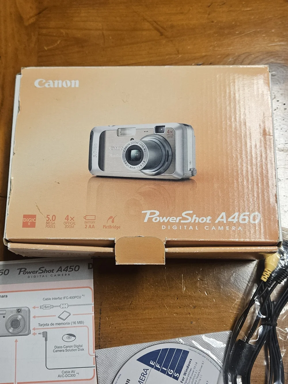 Canon PowerShot A460 Compact Digital Camera in Silver